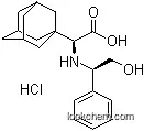 Molecular Structure of 361441-96-5 ((alphaS)-alpha-[[(1R)-2-Hydroxy-1-phenylethyl]aMino]-tricyclo[3.3.1.1(3,7)]decane-1-acetic acid hydrochloride)